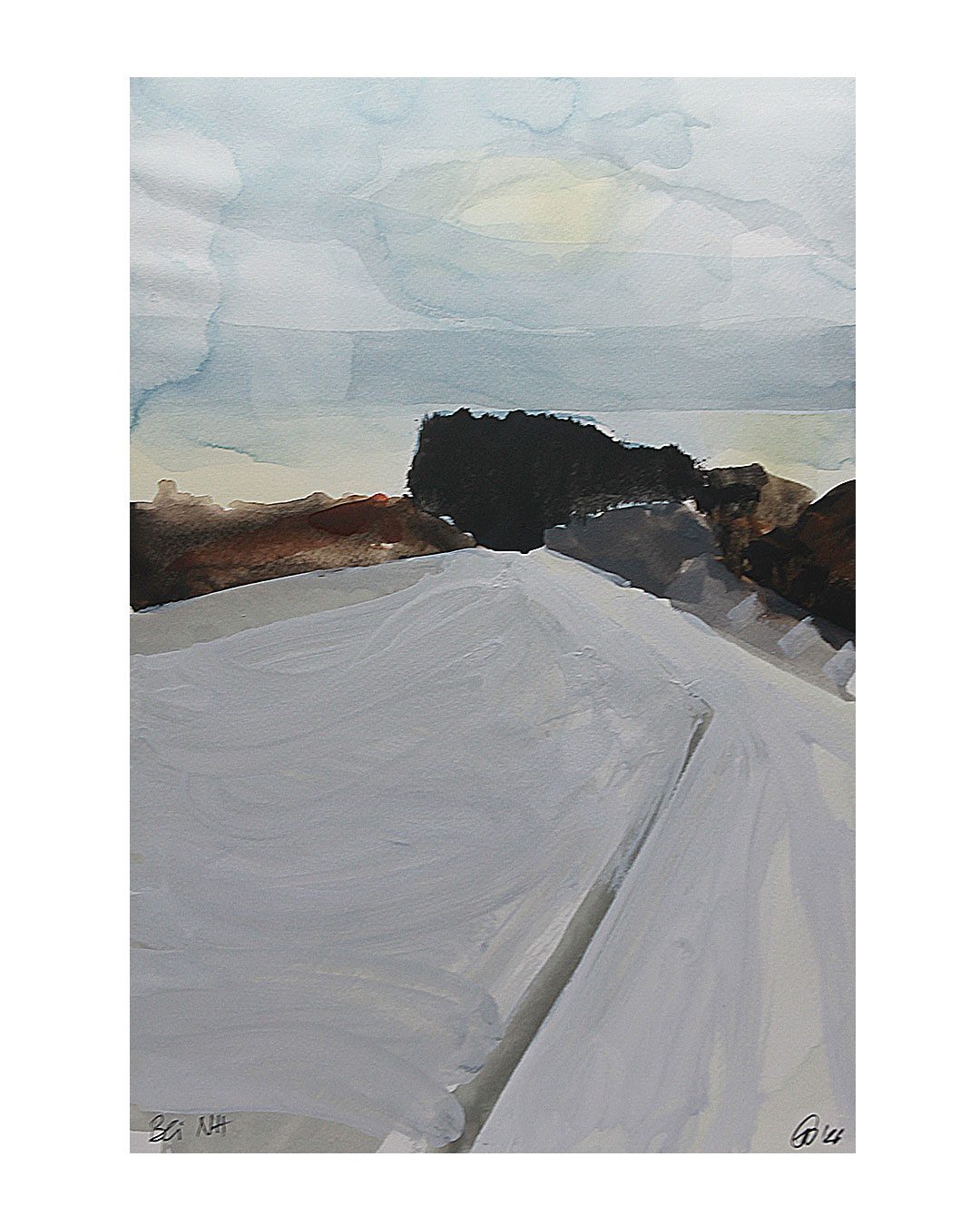 Eifellandschaft im Winter – Eifelhöhe bei Neuheilenbach